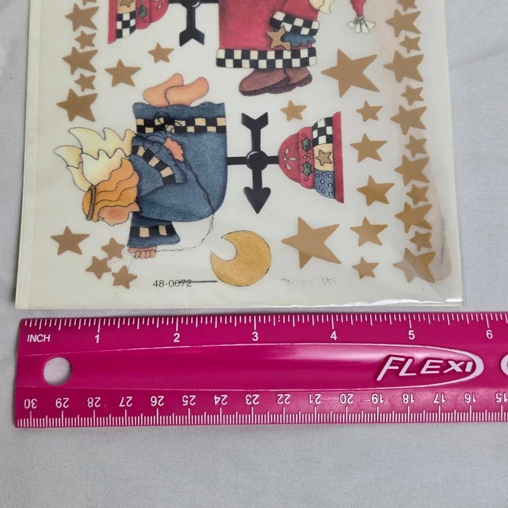 Provo Craft First Impressions Christmas Rub On Transfers 5.5
